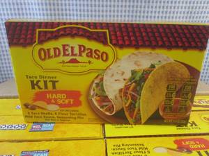 lot 186 image: (EC2) 12 Boxes of Old El Paso Taco ...