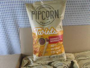 lot 187 image: (EC2) 12 Bags of Pipcorn Honey Barb...