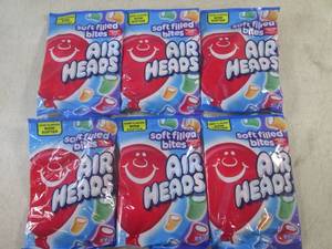lot 192 image: (B-1) 6 Bags of Air Heads Candy 6oz...