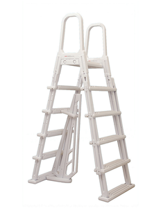 lot 6 image: A-Frame Flip-Up Ladder for Above-Ground Pools