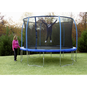 lot 7 image: 12 Round Trampoline with Enclosure