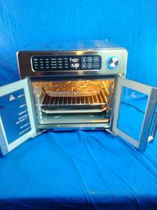 lot 29 image: Emeril Lagasse French Door 26-Qt. Air Fryer 360 - Stainless Steel
