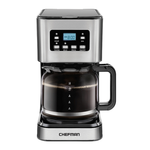 lot 28 image: Chefman 12-Cup Square Programmable Coffeemaker with Bold Brew Setting