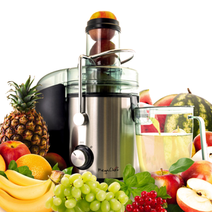 lot 39 image: MegaChef 4-Oz. 800-Watt Wide-Mouth Juice Extractor
