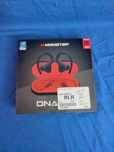 lot 50 image: Monster Electronics DNA Fit True Wireless Noise-Cancelling Sport Earbuds - BlackRed