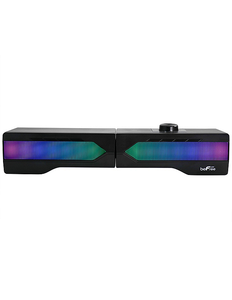 lot 51 image: beFree Sound 2-Pc. RGB Gaming Soundbar Speaker