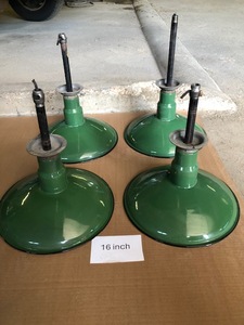 lot 13 image: 16 inch Ivanhoe Lights (567962) Lot of 4, No Stickers on Lamps