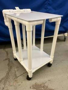 lot 30 image: Mobile Medical Hamper Stand - Designed for collecting laundry and waste materials Great Condition
