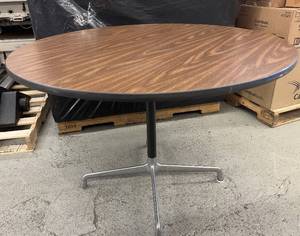 Charles and Ray Eames for Herman Miller MCM Laminate Dining Table With Signed Logo&nbsp;-Distinctive, sturdy base provides ample legroom and stability! Excellent Condition! Selling On Ebay $850 + Ship!