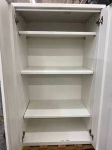 MSRP $2500 HIGH QUALITY HERMAN MILLER "TU Collection" 51" Tall 2-Door Storage Supply Cabinet With 4 Shelves &amp; Locking Doors for Secure Organization (No Key - Can be replaced online) - Excellent Condition! #3