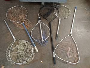 lot 47 image: Set of Used Fishing Landing Nets