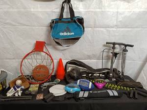 lot 79 image: Diverse Collection of Sporting Goods and Equipment