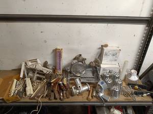 lot 139 image: Assortment of Vintage Kitchen Tools and Appliances
