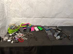 lot 161 image: Mixed Lot of Electronics Tablets, Phones, and Accessories