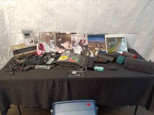 lot 166 image: Vintage Music and Audio Collection with Speakers and Accessories