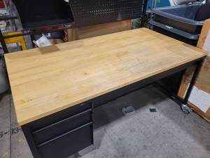 Rolling Butcher Block Work Bench (568087)