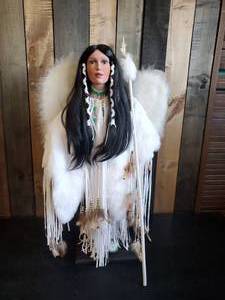 lot 2 image: Beautiful Native American Porcelain Priceless Limited Edition Doll