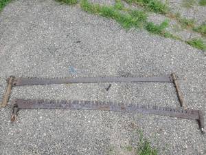 lot 52 image: Lot of Two Long 2 man Tree Saws