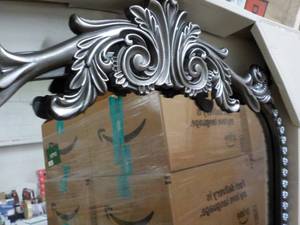 lot 2 image: Filigree Full Length Mirror 22 x 64...