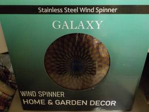 lot 50 image: Galaxy Stainless Steel Wind Spinner...