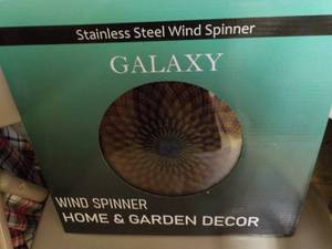 lot 51 image: Galaxy Stainless Steel Wind Spinner...
