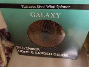 lot 52 image: Galaxy Stainless Steel Wind Spinner...