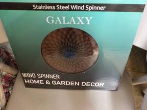 lot 53 image: Galaxy Stainless Steel Wind Spinner...