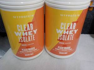 lot 94 image: 2 Clear Whey Isolate 1.05 lb. each ...