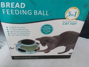 lot 120 image: Bread Feeding Ball Cat Toy...