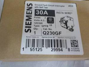lot 128 image: Siemens Ground Fault Circuit Interr...