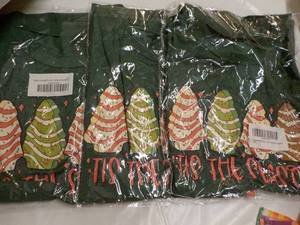 lot 136 image: 3 Holiday Tops size M...