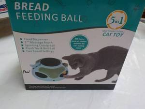 lot 140 image: Bread Feeding Ball Cat Toy...
