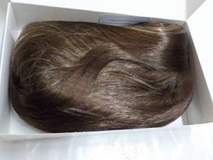 lot 146 image: Pasion for Fashion Long Brown Wig...