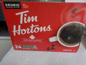 lot 153 image: Keurig Tim Hortons 24 -100% Ararica...
