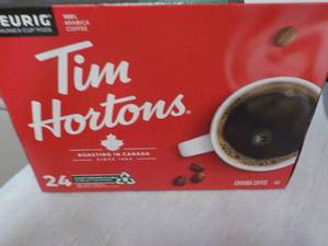 lot 154 image: Keurig Tim Hortons 24 -100% Ararica...