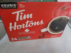 lot 156 image: Keurig Tim Hortons 24 -100% Ararica...