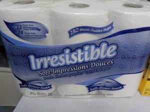 lot 164 image: 12 Rolls Irresistible 2 ply Bath Ti...