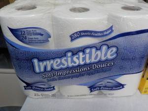 lot 165 image: 12 Rolls Irresistible 2 ply Bath Ti...