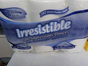 lot 166 image: 12 Rolls Irresistible 2 ply Bath Ti...