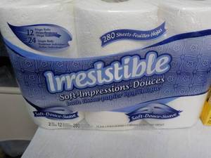 lot 167 image: 12 Rolls Irresistible 2 ply Bath Ti...