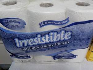 lot 168 image: 12 Rolls Irresistible 2 ply Bath Ti...