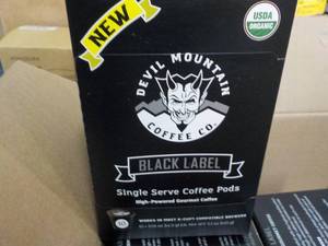 lot 195 image: 40 Devil Mountain Coffee Pods...