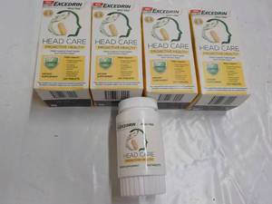 lot 264 image: 5 boxes Excedrin Head Care Dietary ...