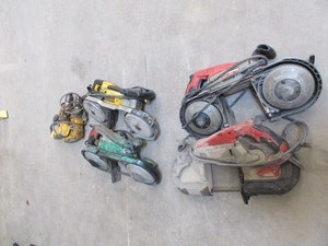 lot 129 image: 6 POWER TOOLS IN UNKNOWN CONDITION