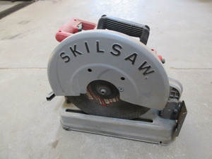 lot 130 image: SKILSAW 14 ABRASIVE CUT OFF SAW  WITH BLADE - NEEDS CORD