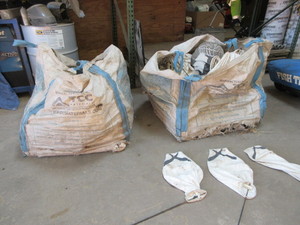 lot 154 image: HANDMADE SNOW GOOSE SOCKS- ABOUT 400