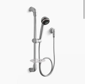 lot 131 image: KOHLER K-8520-G MasterShower Hotel Handshower Kit, Brushed Chrome