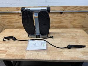 lot 98 image: Niceday Steppers for Exercise, Mini Stair Stepper with Resistance Bands at Home Workout Equipment 16L x 12W x 14H