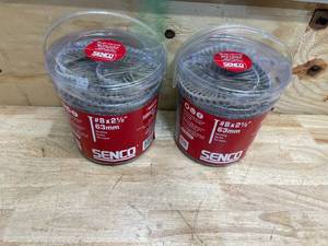 lot 119 image: Lot of 2 - Senco #8 x 2-12 In. Decking to Wood Screw 08D250W