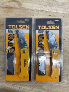 lot 27 image: Lot of 2 - Tolsen Utility Knife, 30007, 61x19MM (0710257.3)